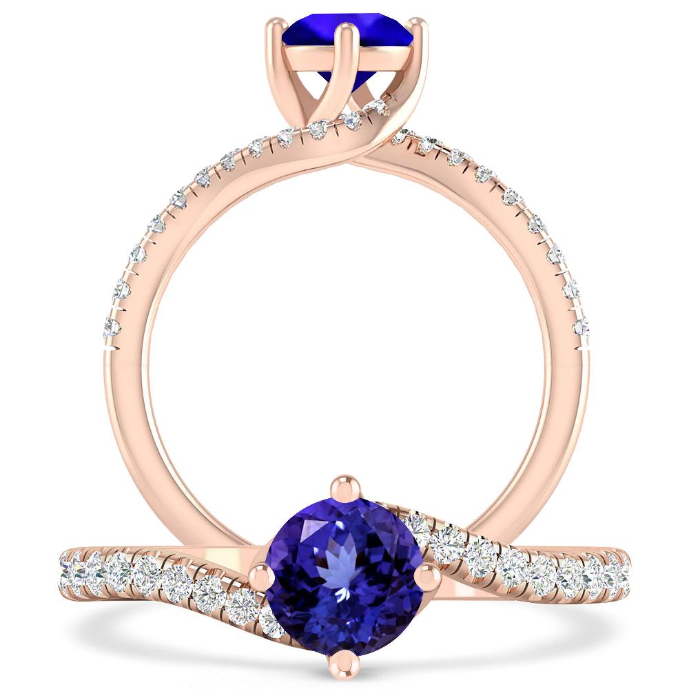 Rose Gold - Tanzanite