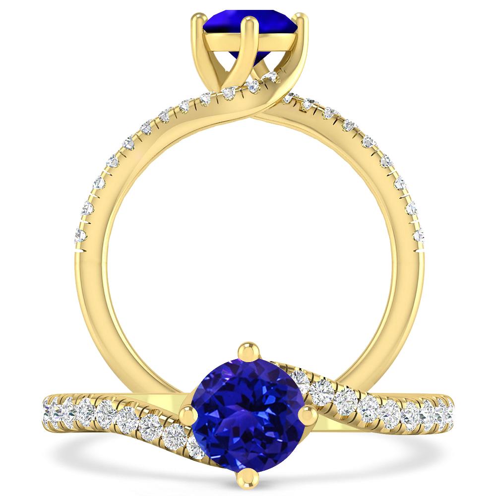 Yellow Gold - Tanzanite