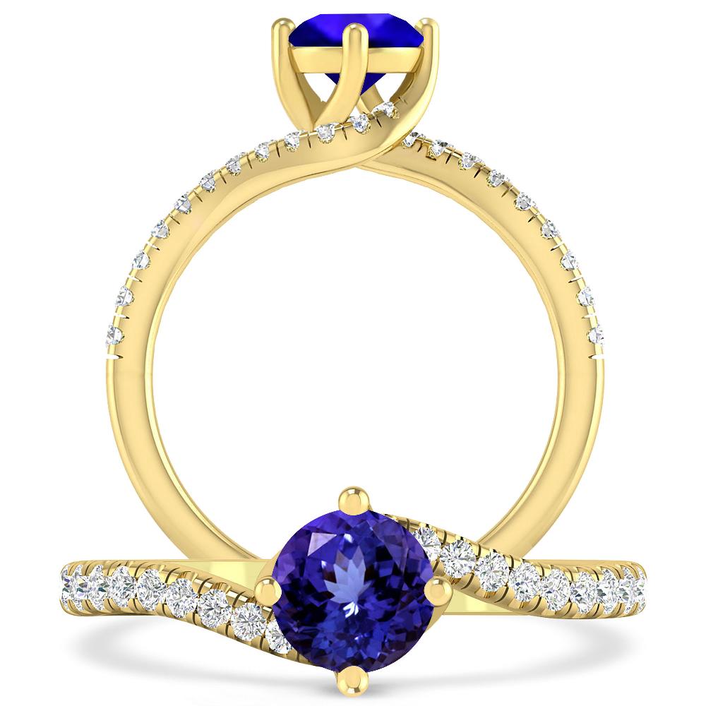 Yellow Gold - Tanzanite