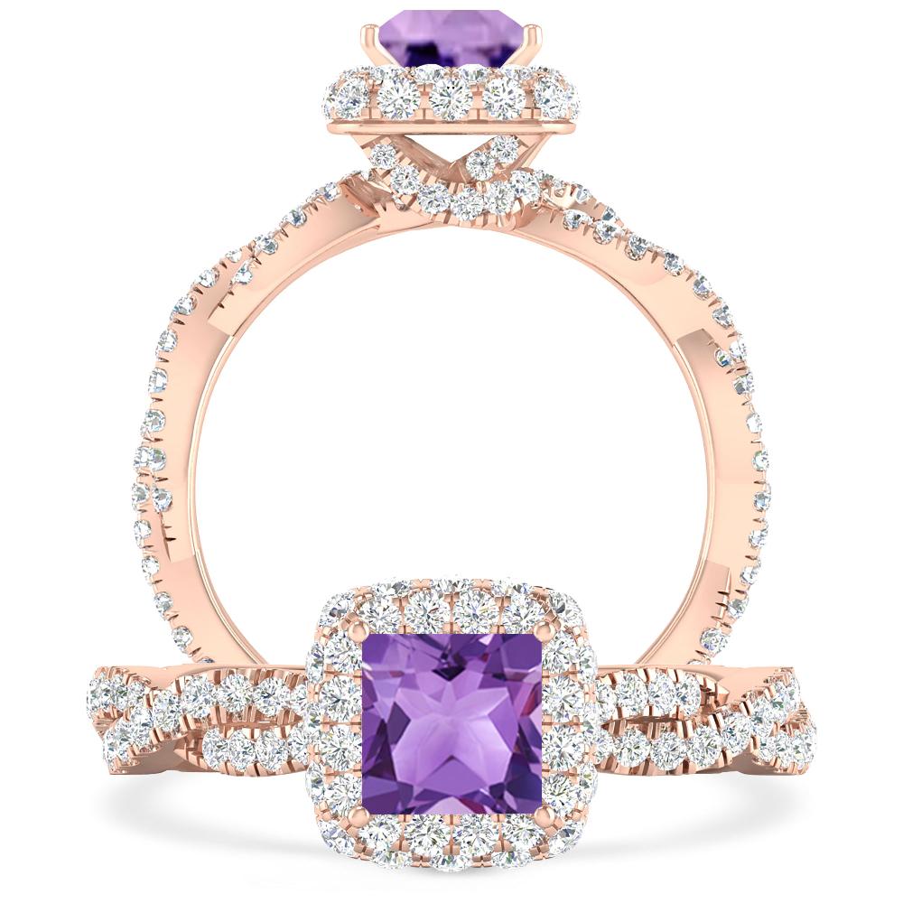 Rose Gold - Amethyst