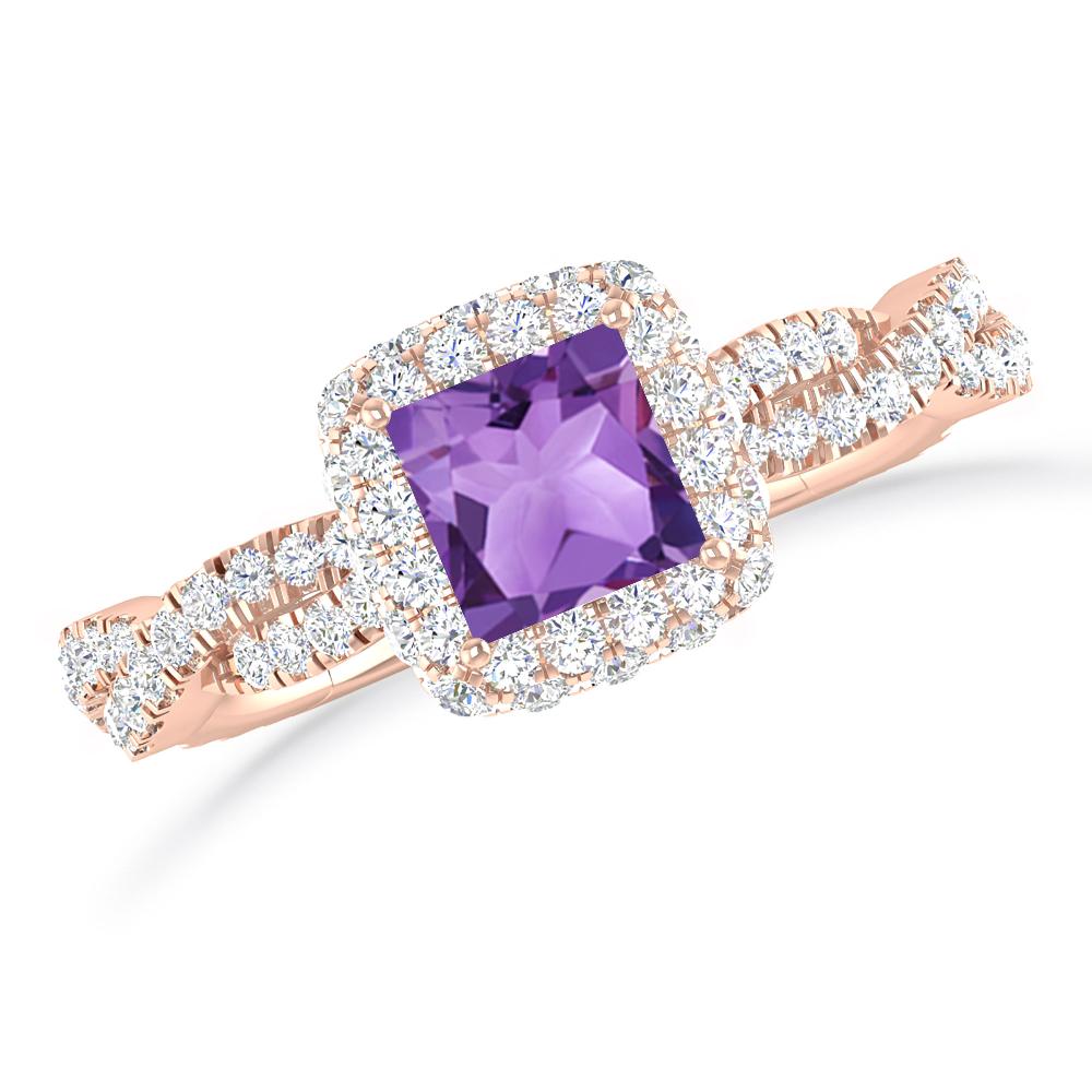 Rose Gold - Amethyst