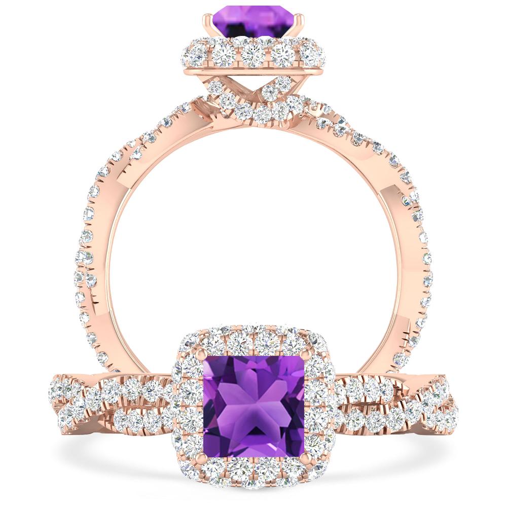 Rose Gold - Amethyst