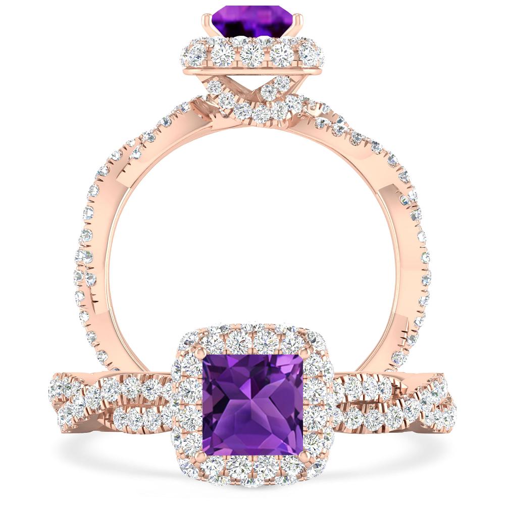 Rose Gold - Amethyst