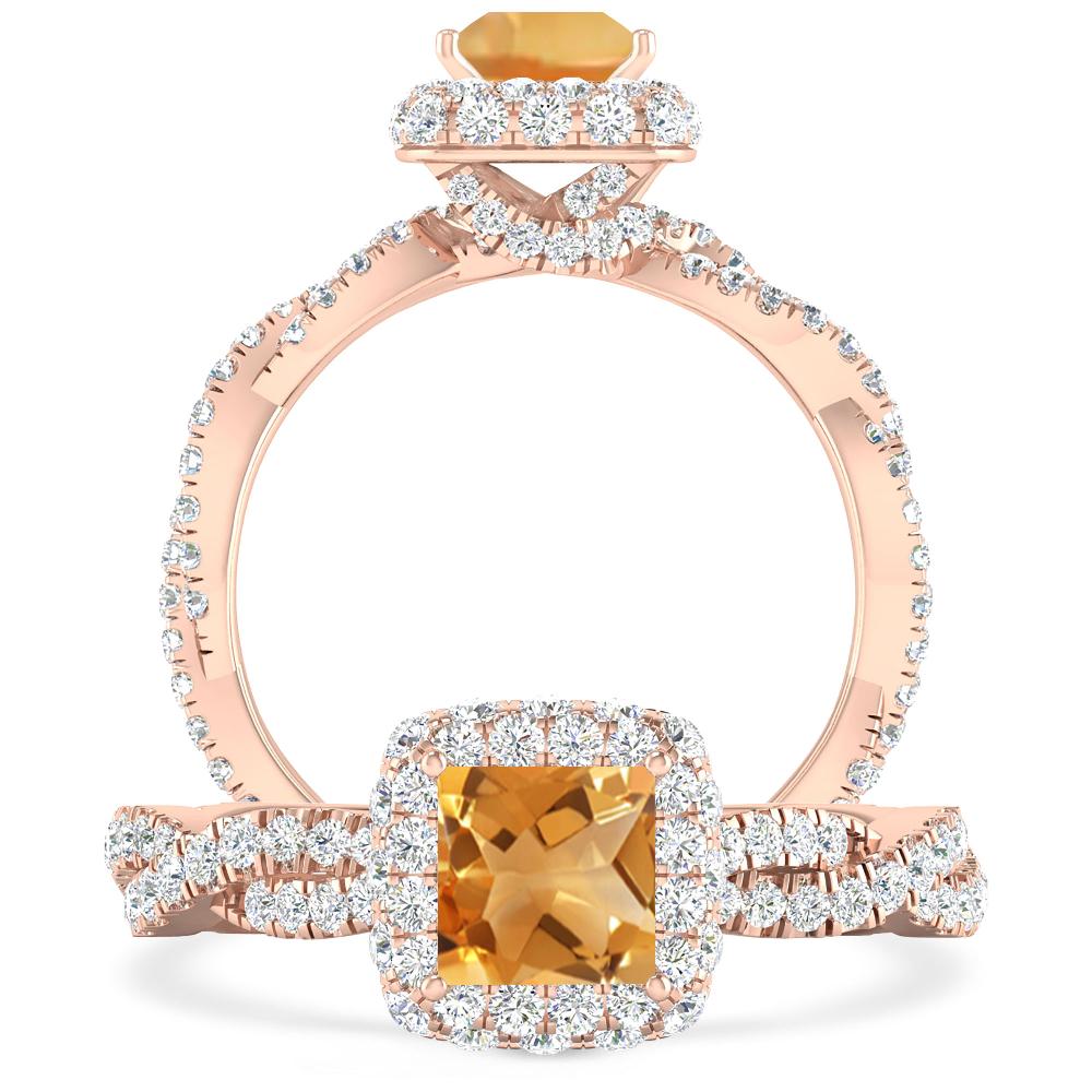 Rose Gold - Citrine