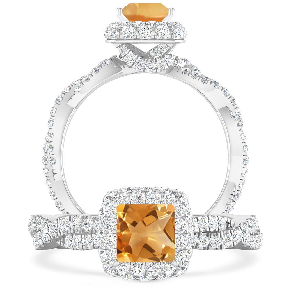 White Gold - Citrine