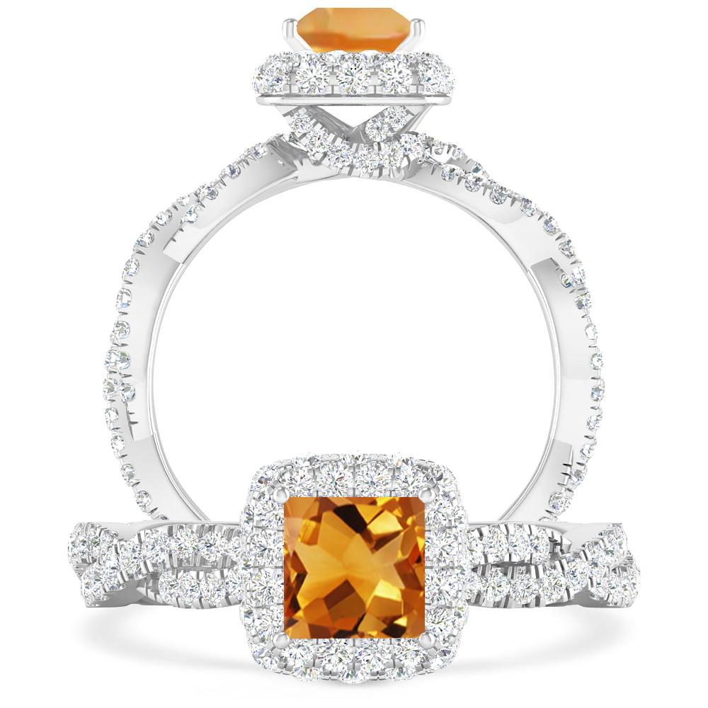 White Gold - Citrine