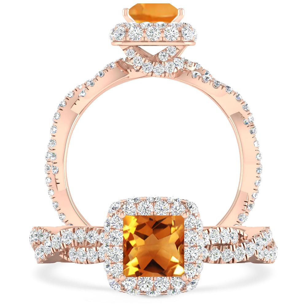 Rose Gold - Citrine