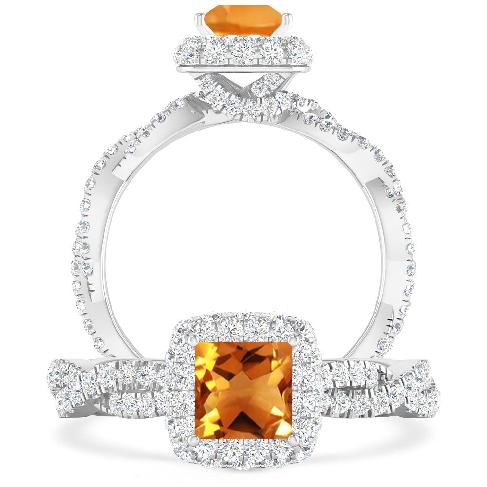 White Gold - Citrine