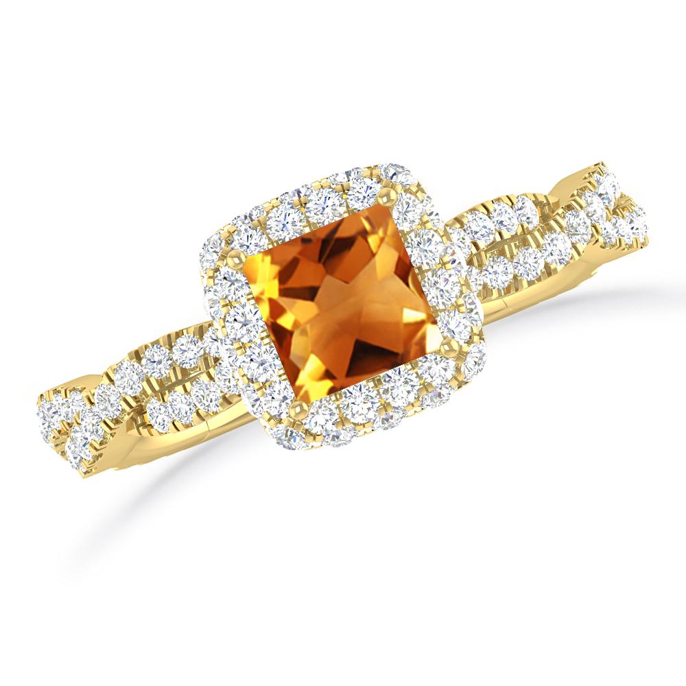 Yellow Gold - Citrine