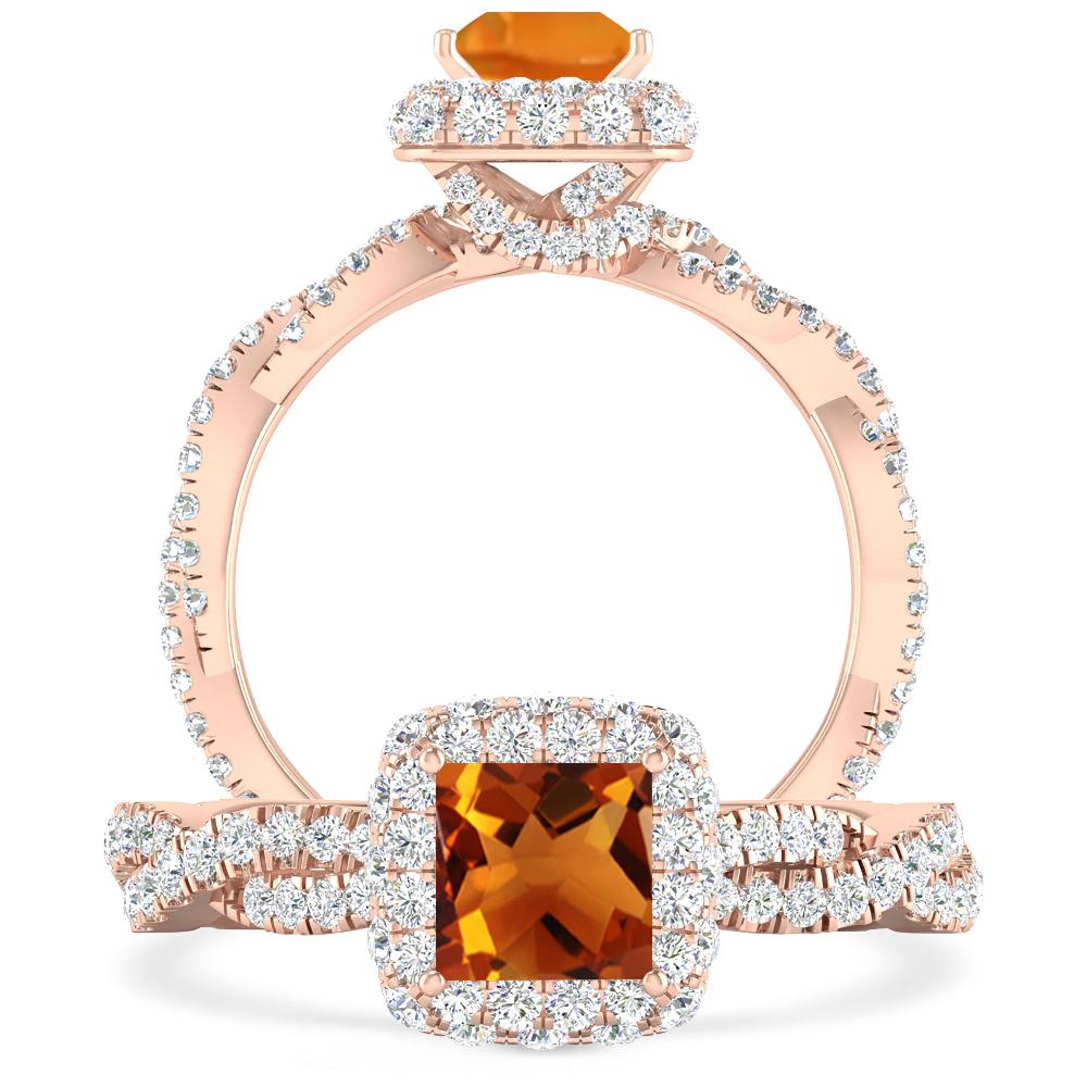 Rose Gold - Citrine