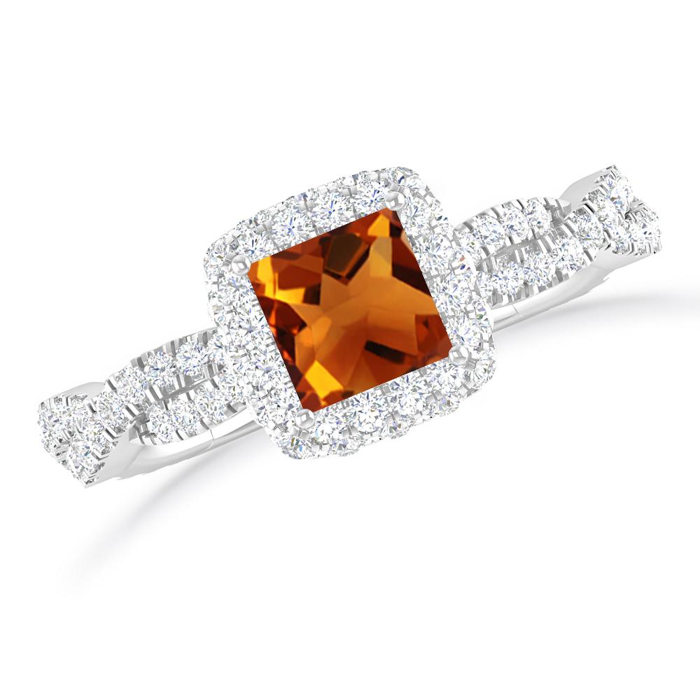 White Gold - Citrine