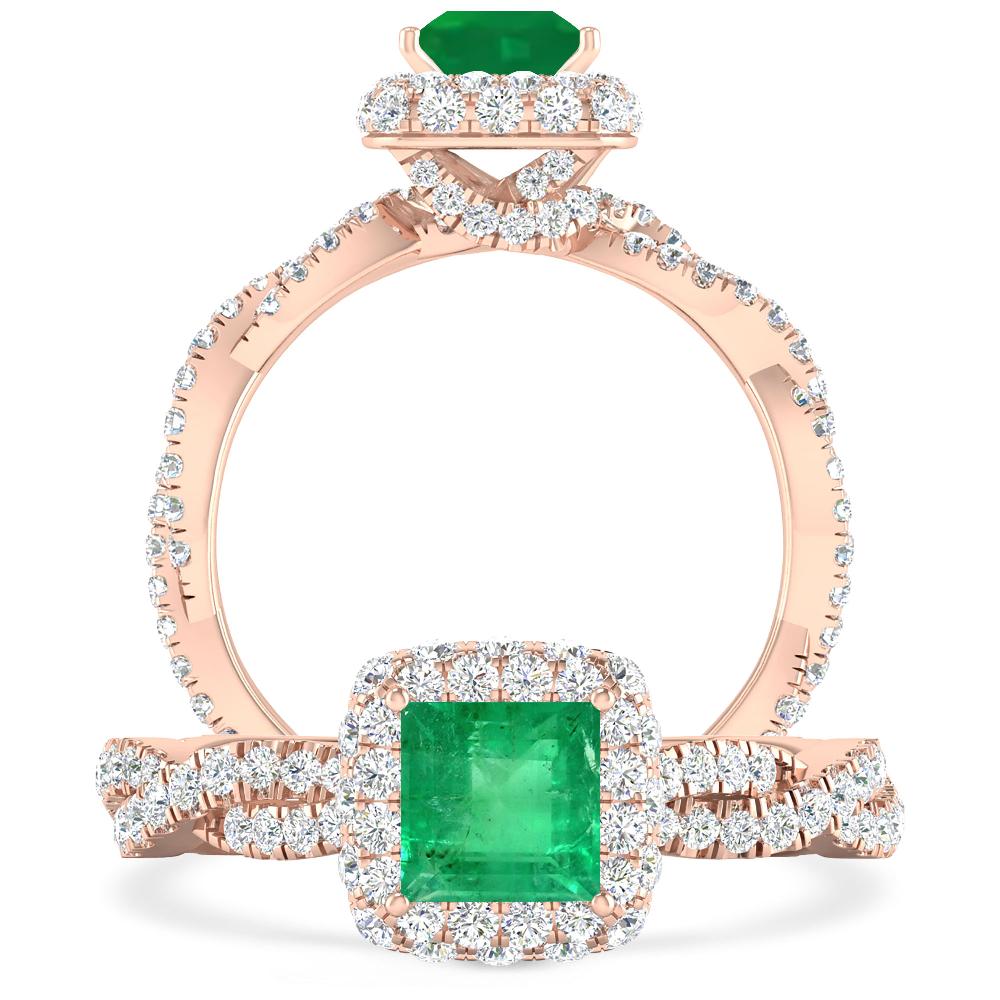 Rose Gold - Emerald