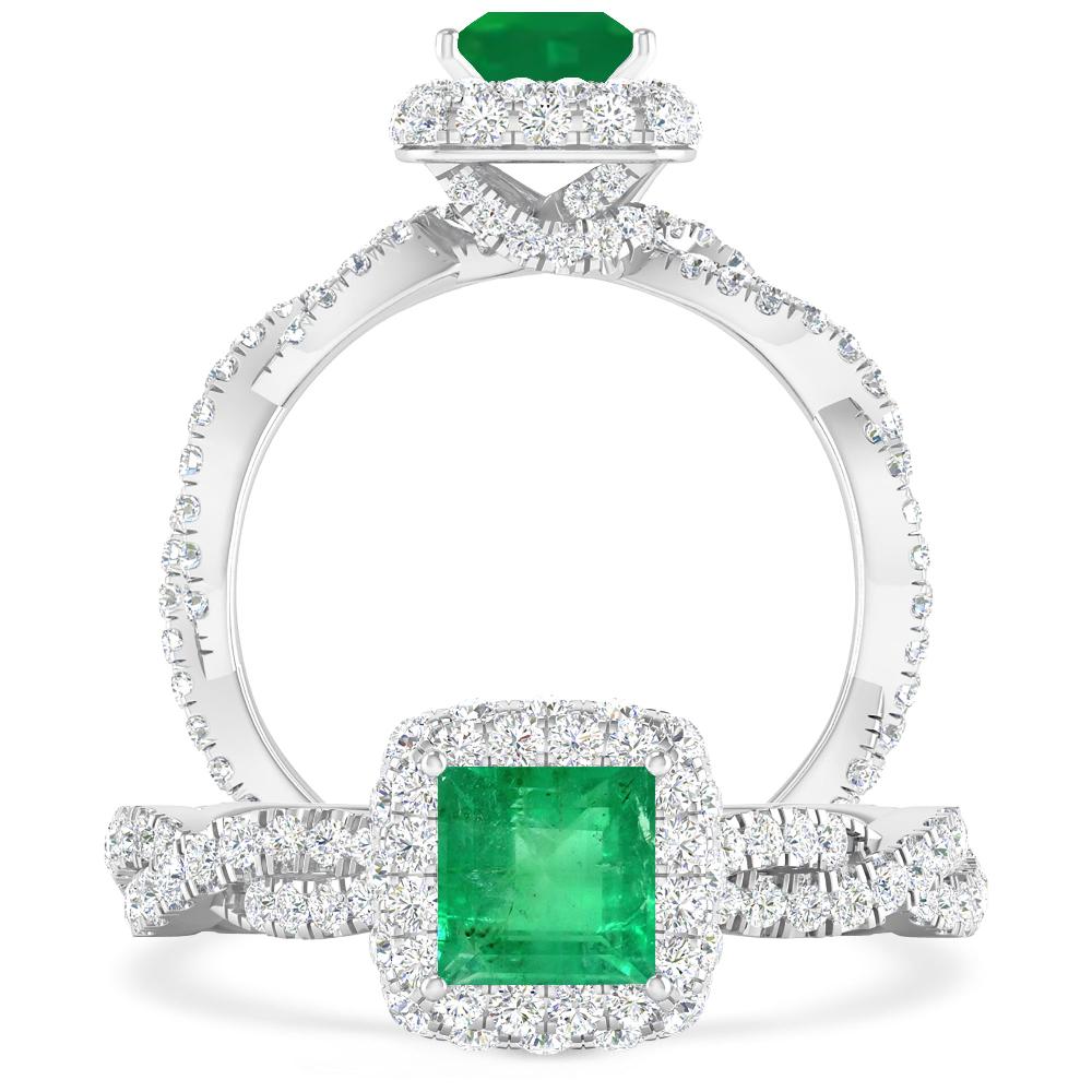 White Gold - Emerald