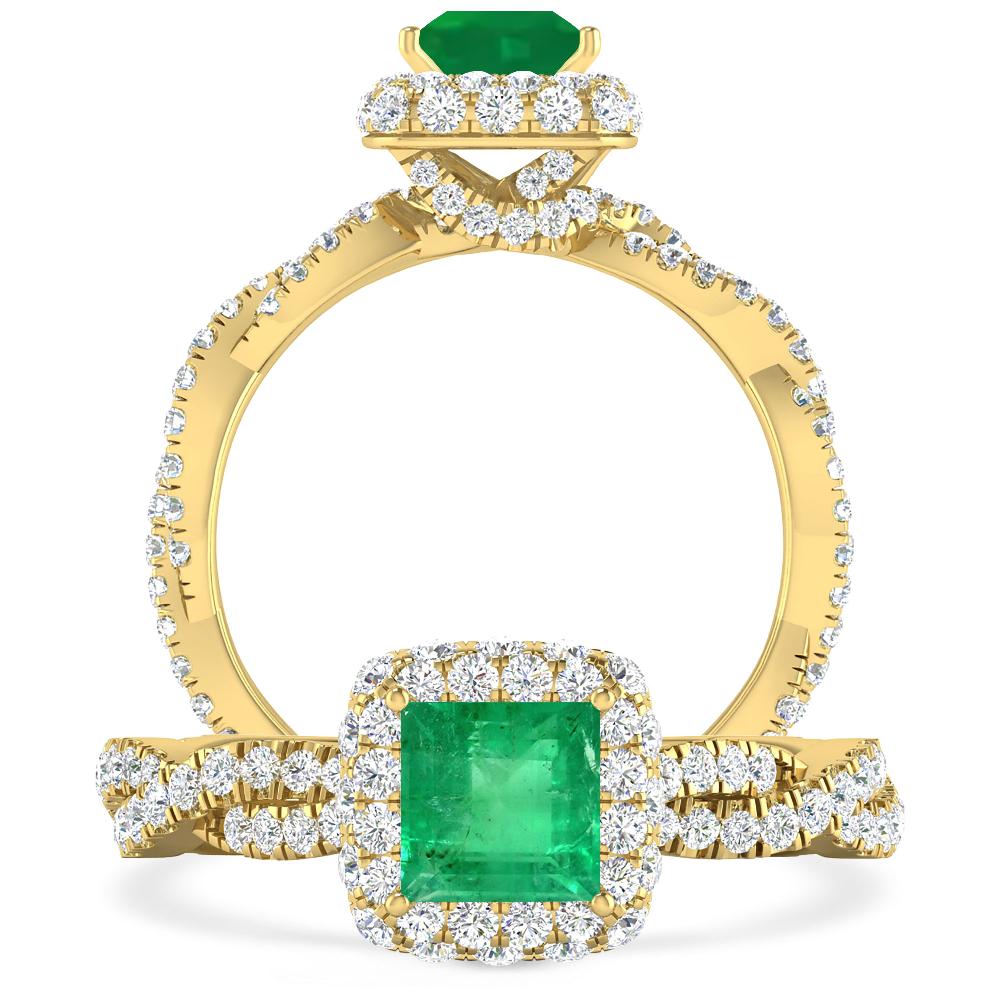 Yellow Gold - Emerald