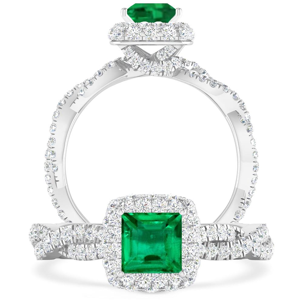 White Gold - Emerald