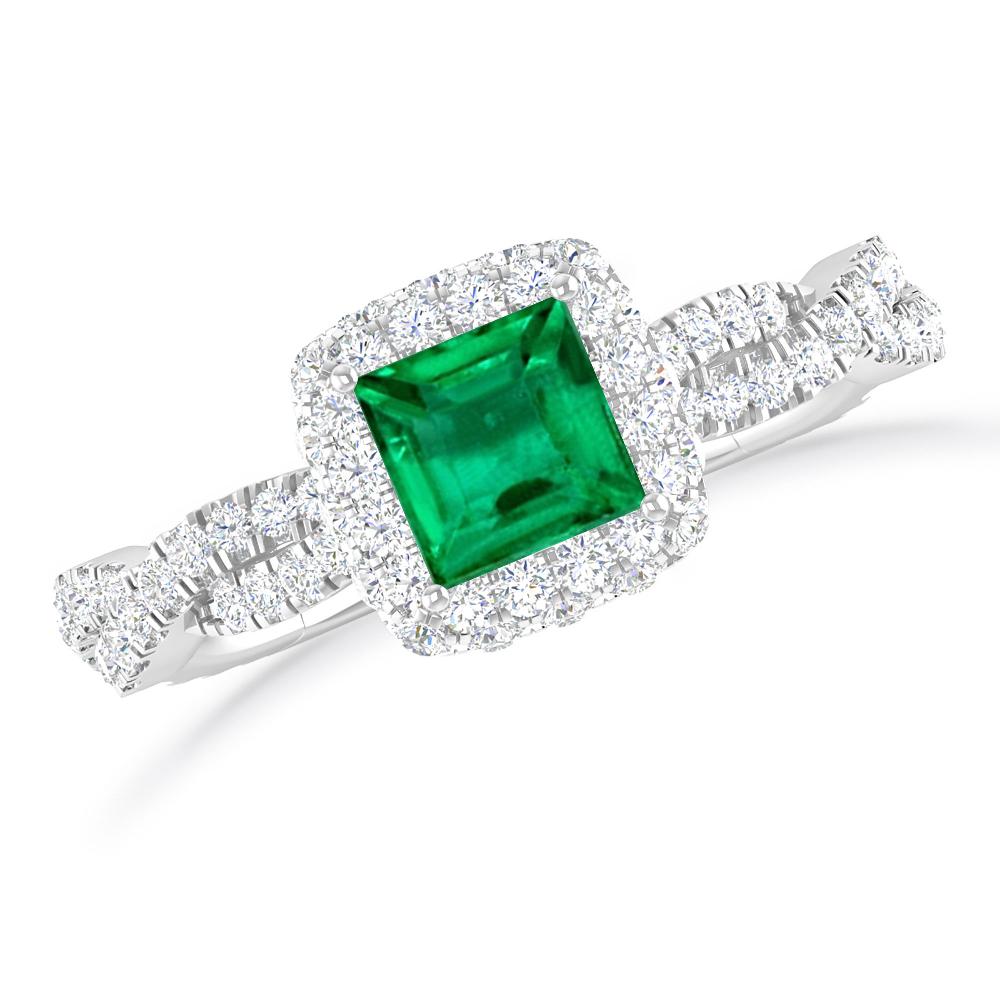 White Gold - Emerald