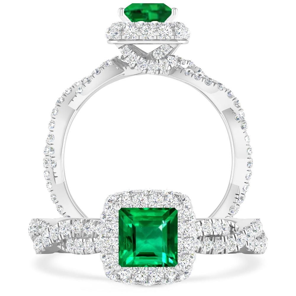 White Gold - Emerald