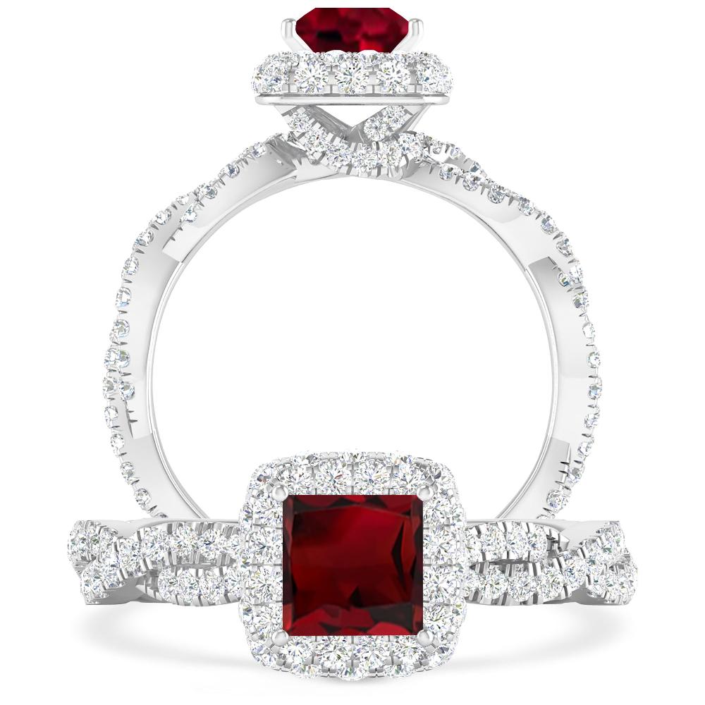 White Gold - Garnet