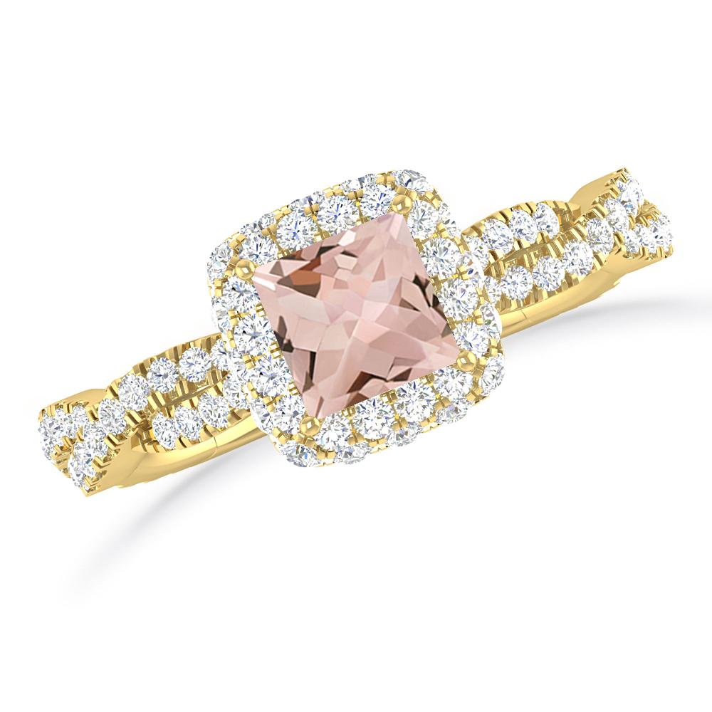 Yellow Gold - Morganite