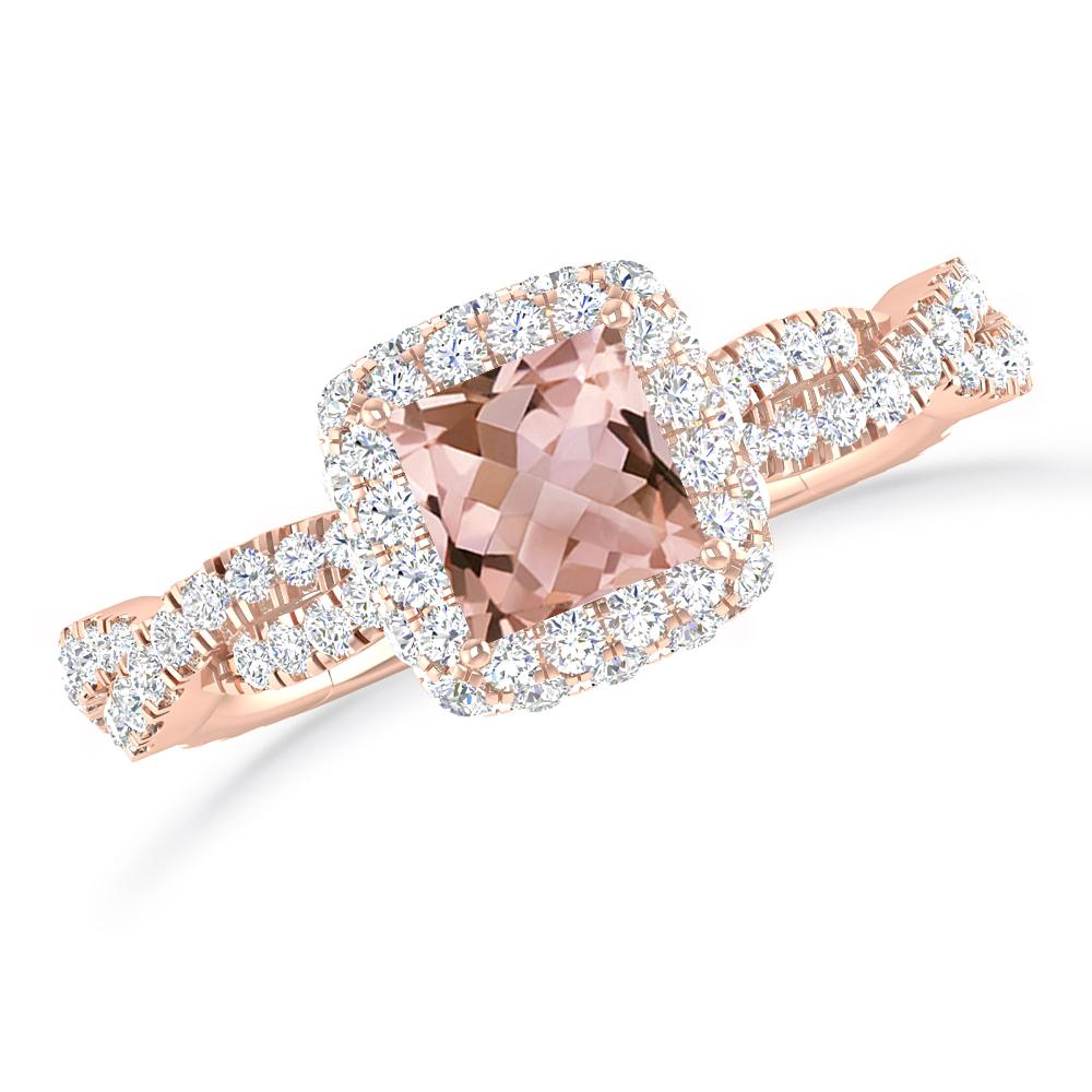 Rose Gold - Morganite