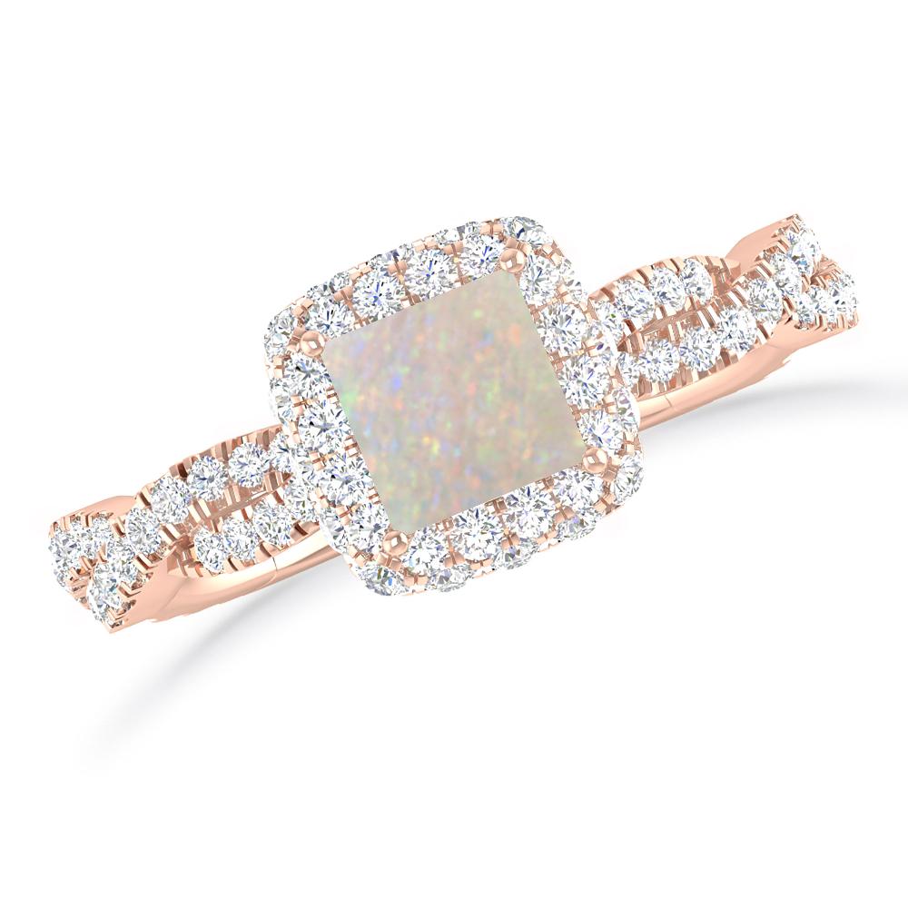 Rose Gold - Opal