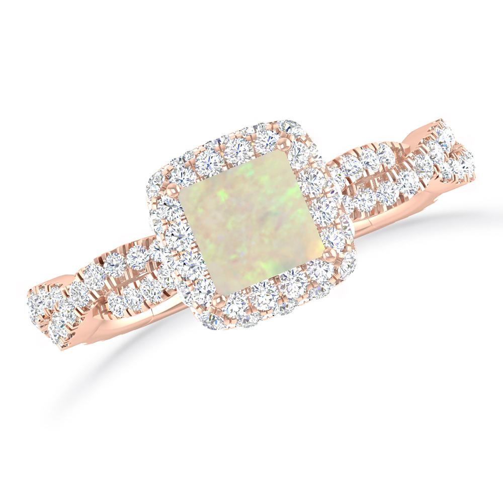 Rose Gold - Opal