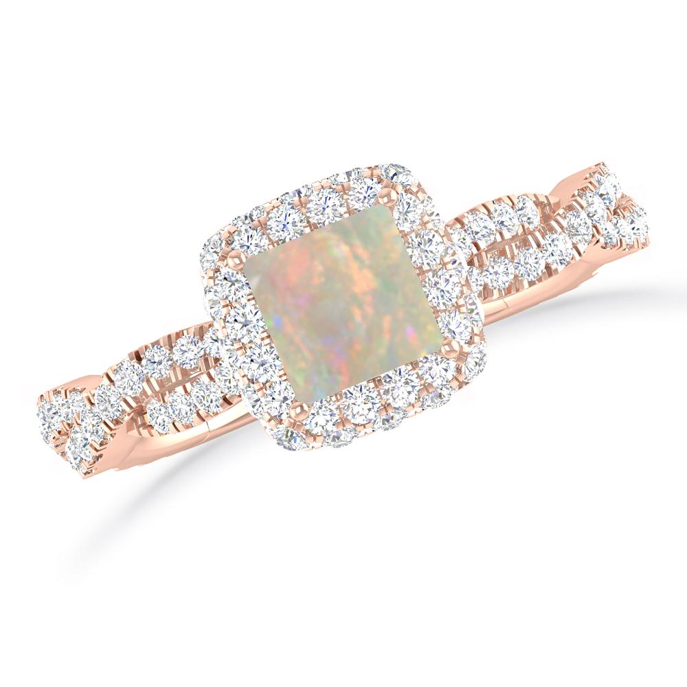 Rose Gold - Opal