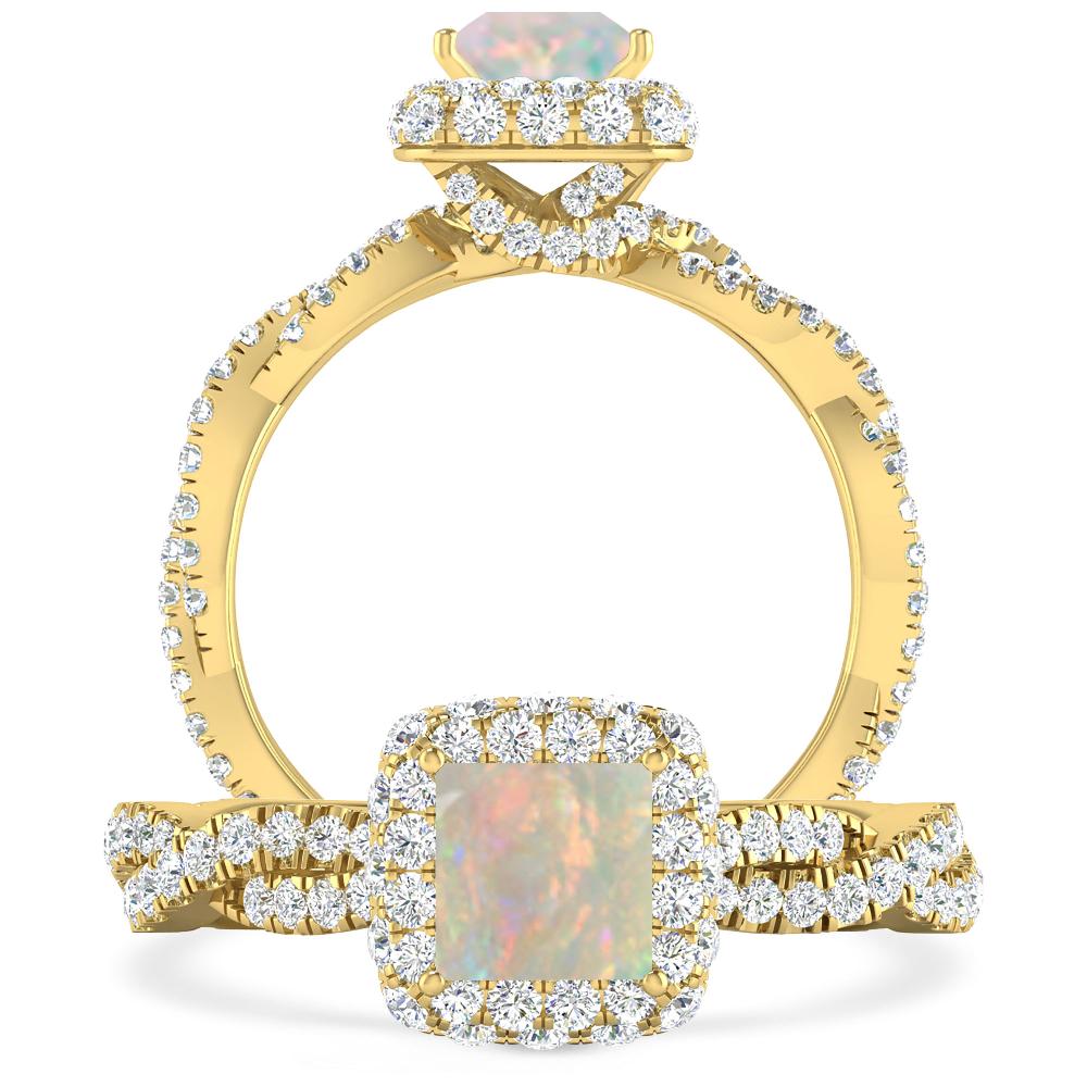 Yellow Gold - Opal