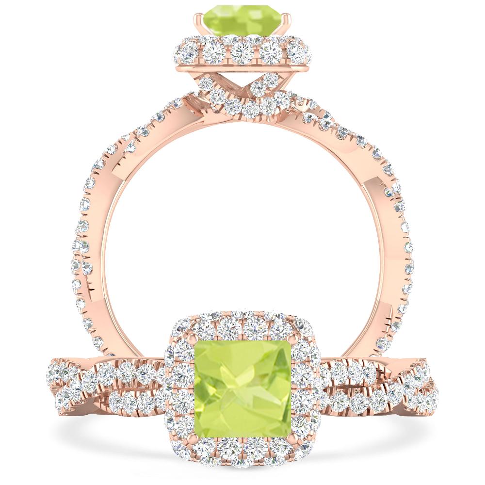 Rose Gold - Peridot