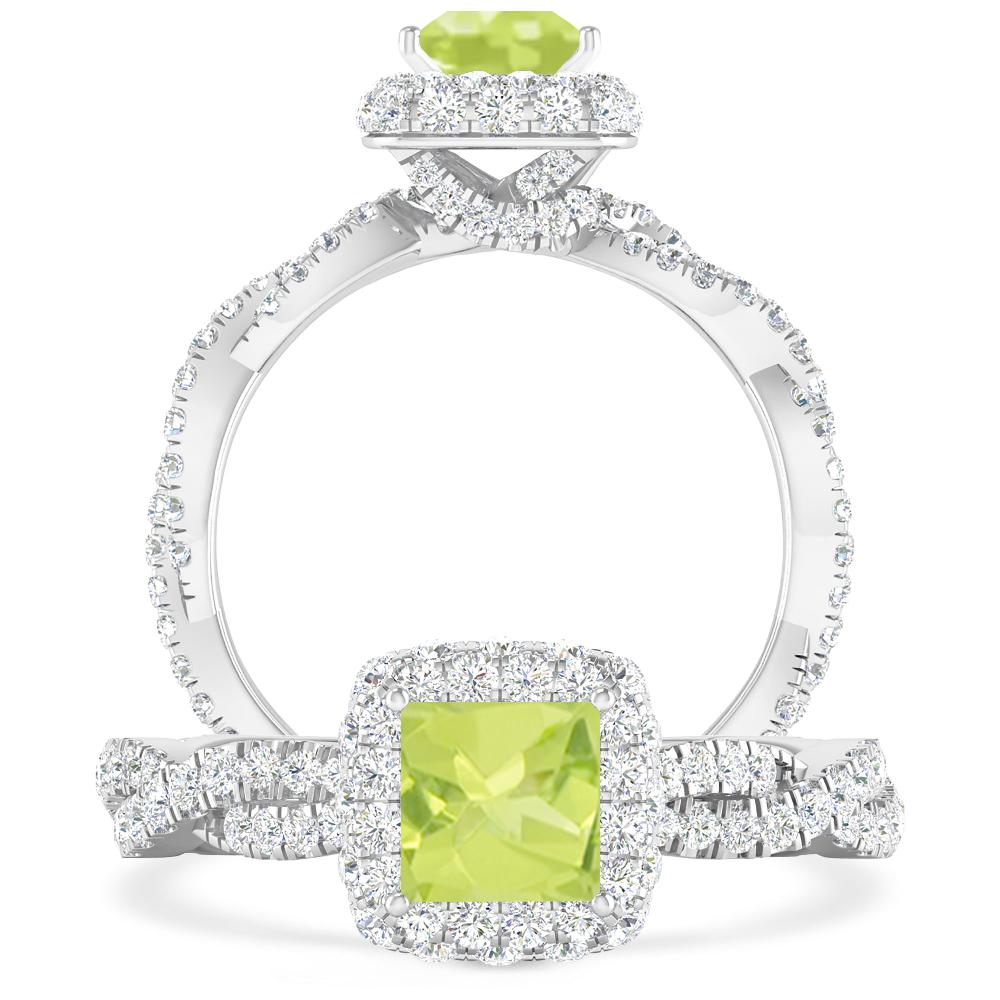 White Gold - Peridot