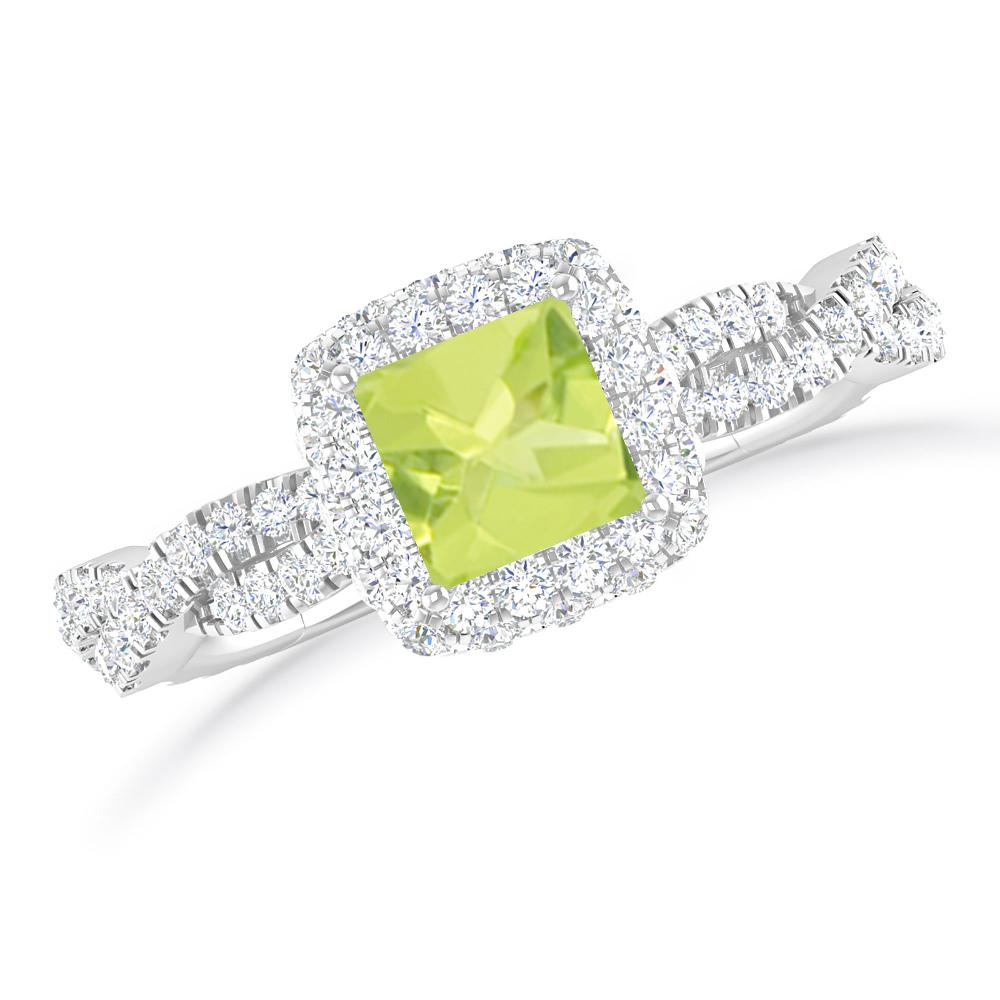 White Gold - Peridot