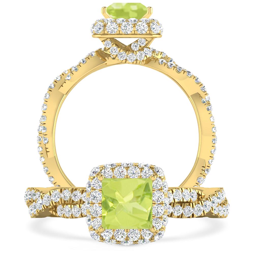 Yellow Gold - Peridot