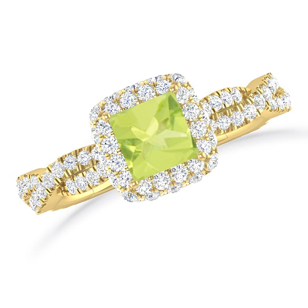 Yellow Gold - Peridot