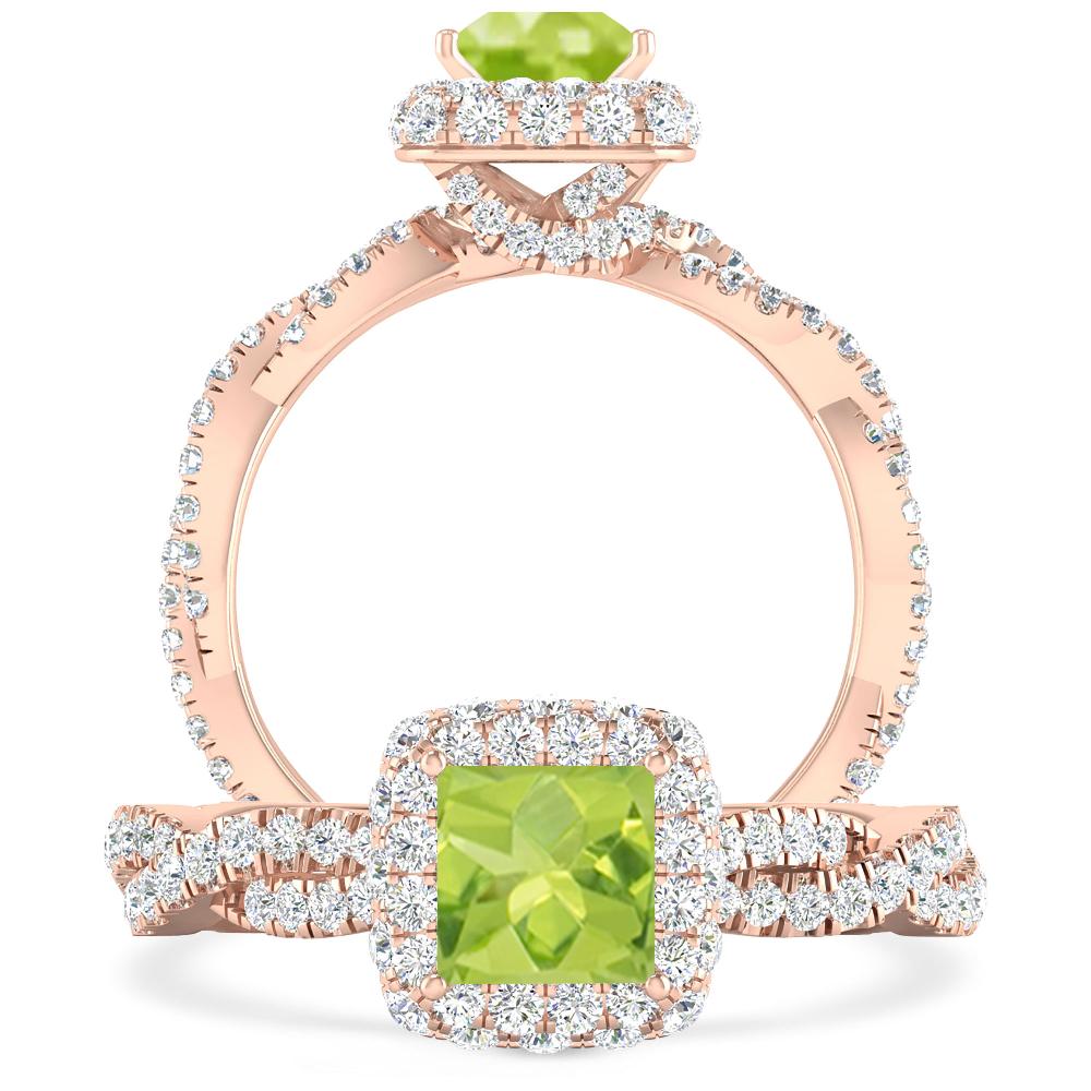 Rose Gold - Peridot