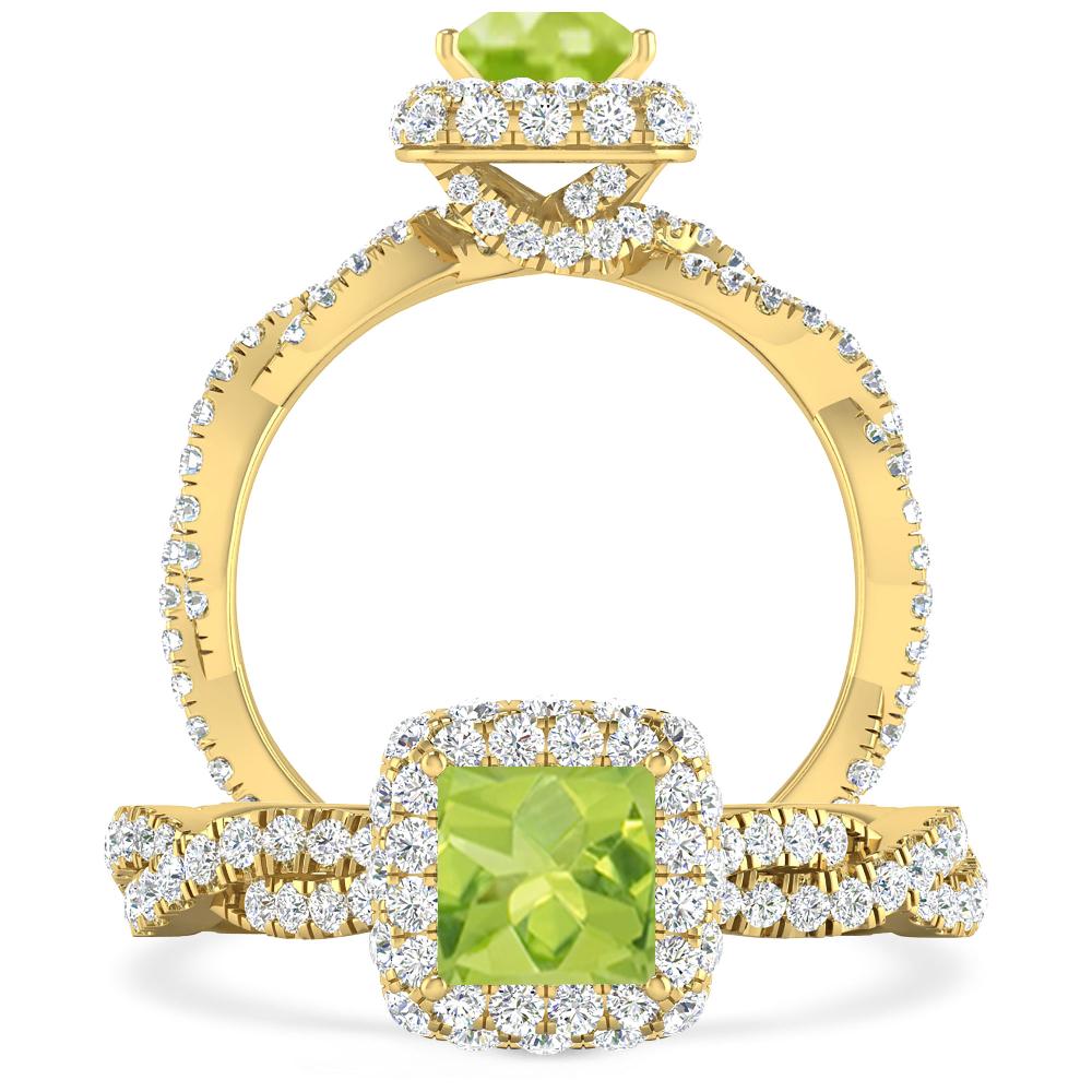 Yellow Gold - Peridot