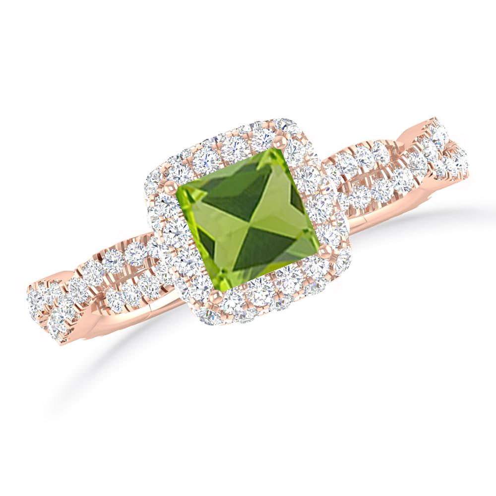 Rose Gold - Peridot