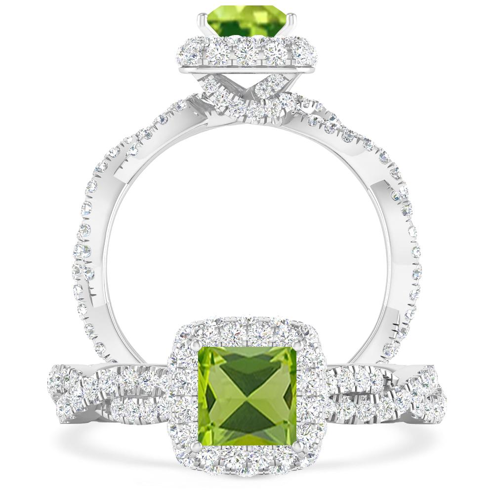 White Gold - Peridot