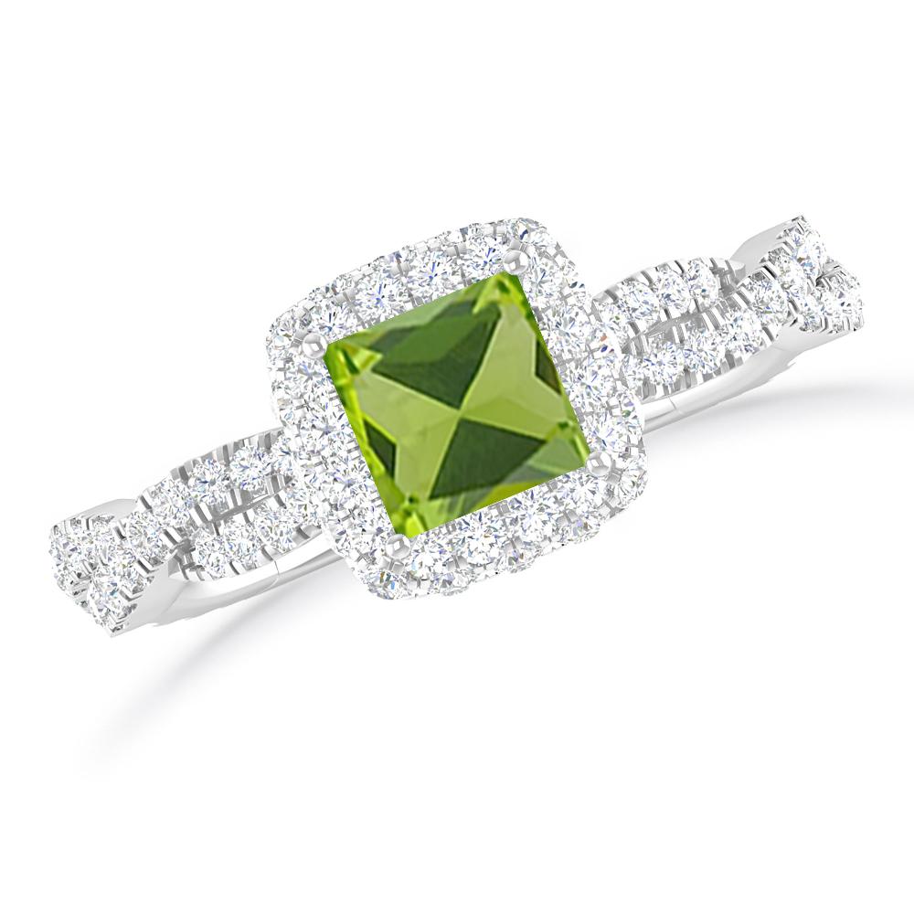 White Gold - Peridot