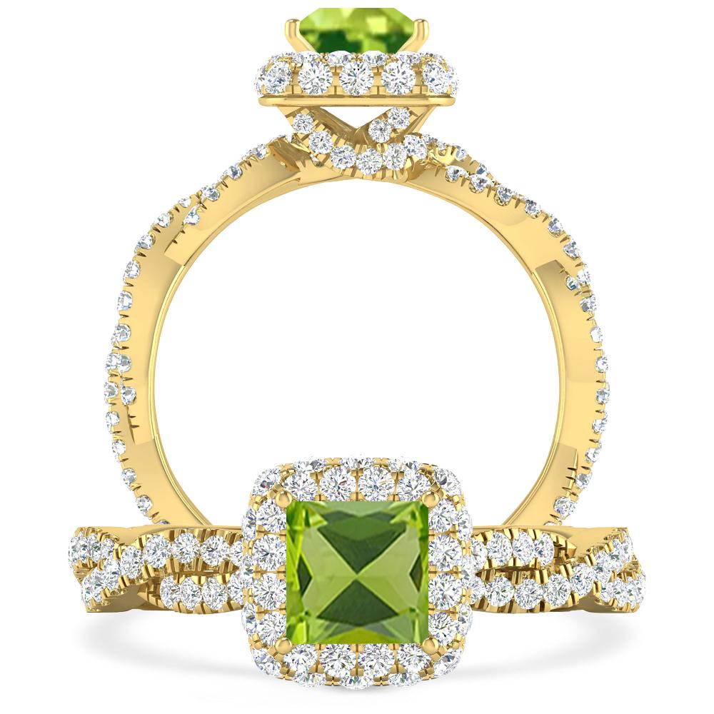 Yellow Gold - Peridot