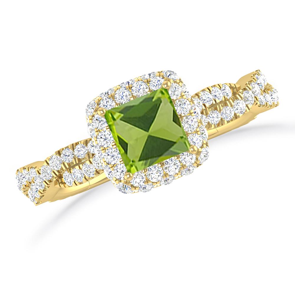 Yellow Gold - Peridot