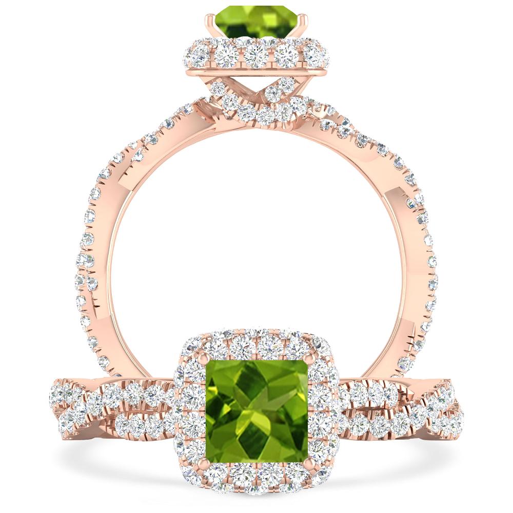 Rose Gold - Peridot