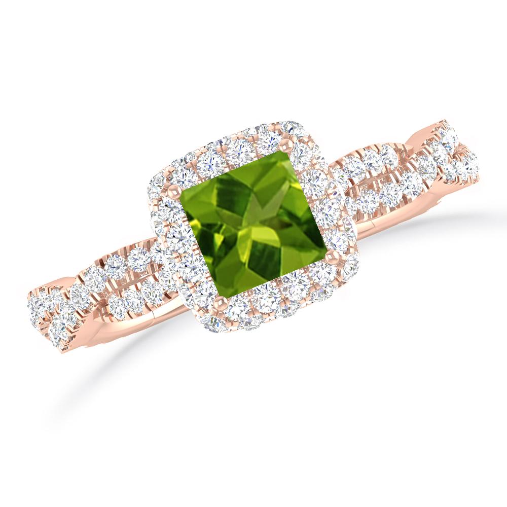 Rose Gold - Peridot