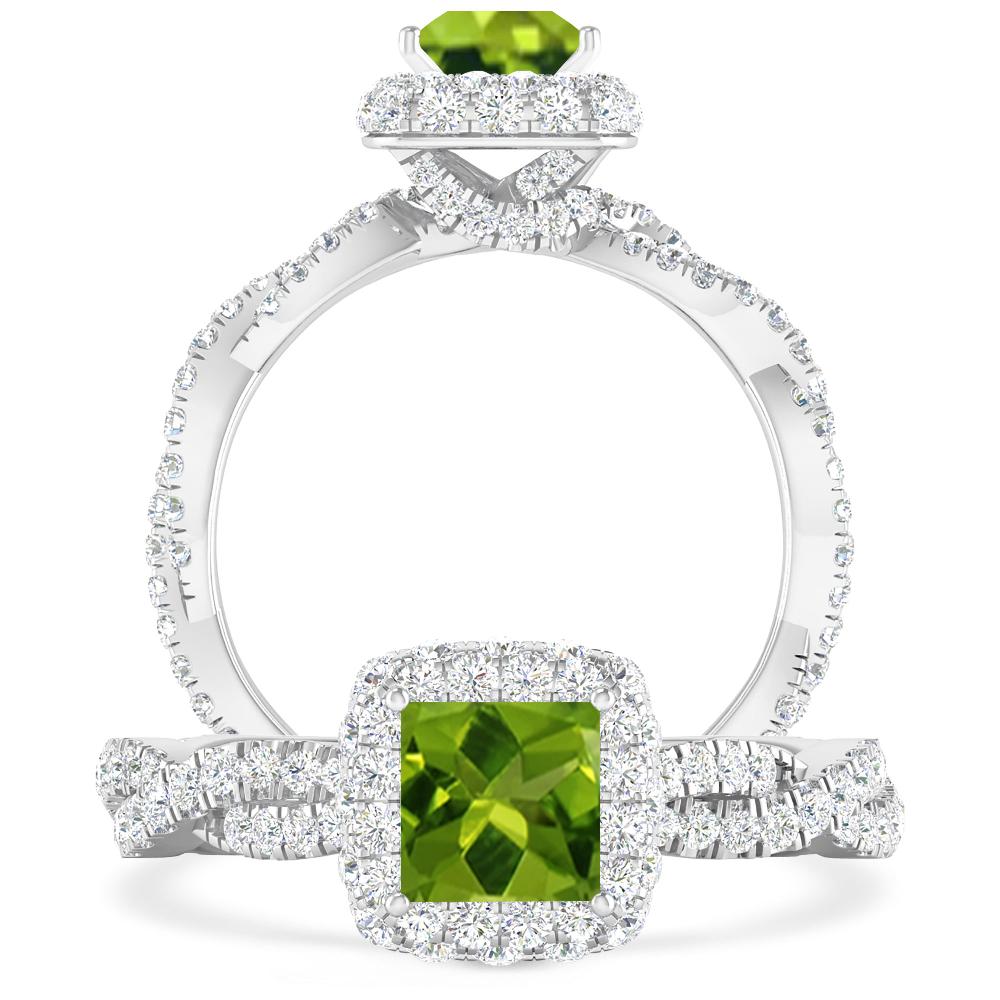 White Gold - Peridot