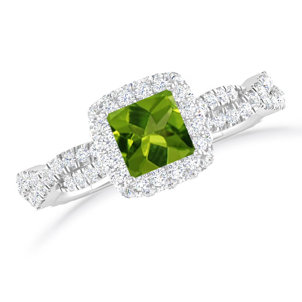 White Gold - Peridot