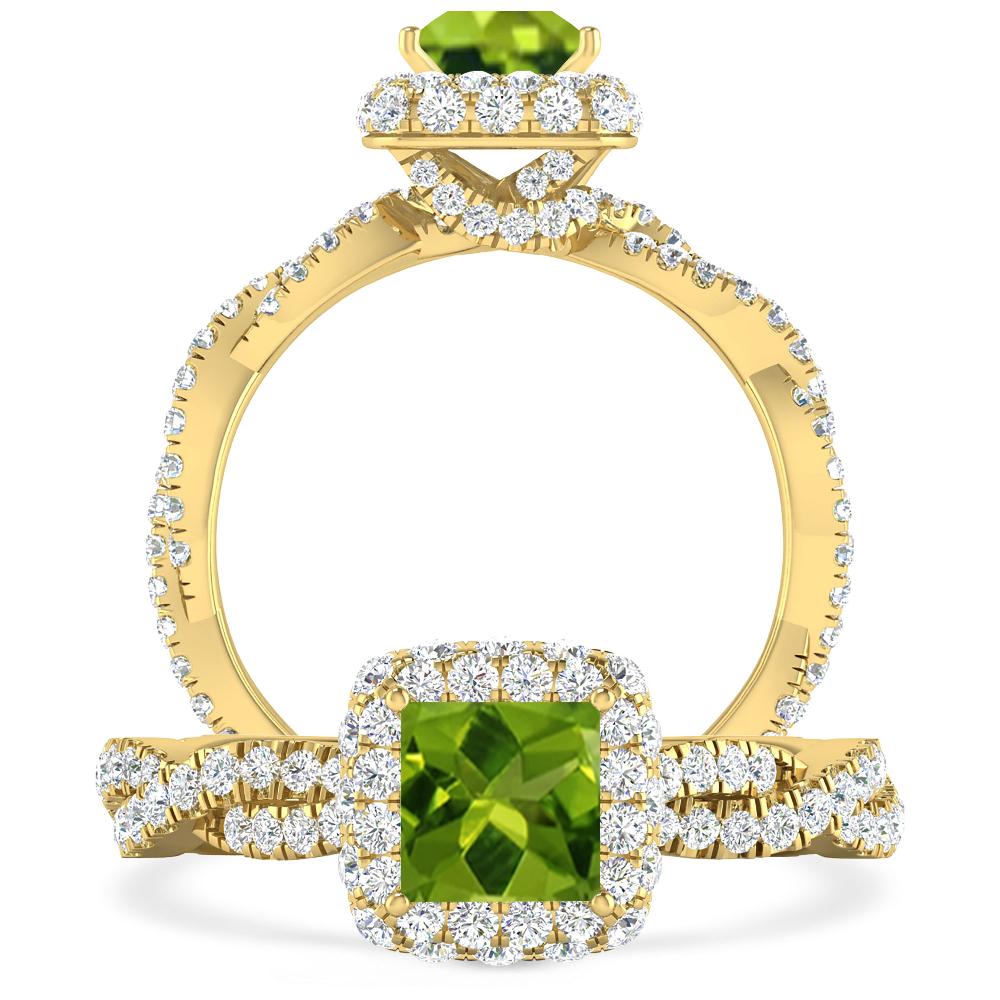 Yellow Gold - Peridot