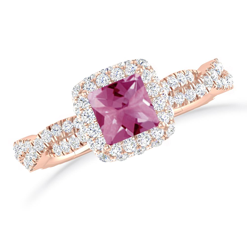 Rose Gold - Pink Tourmaline