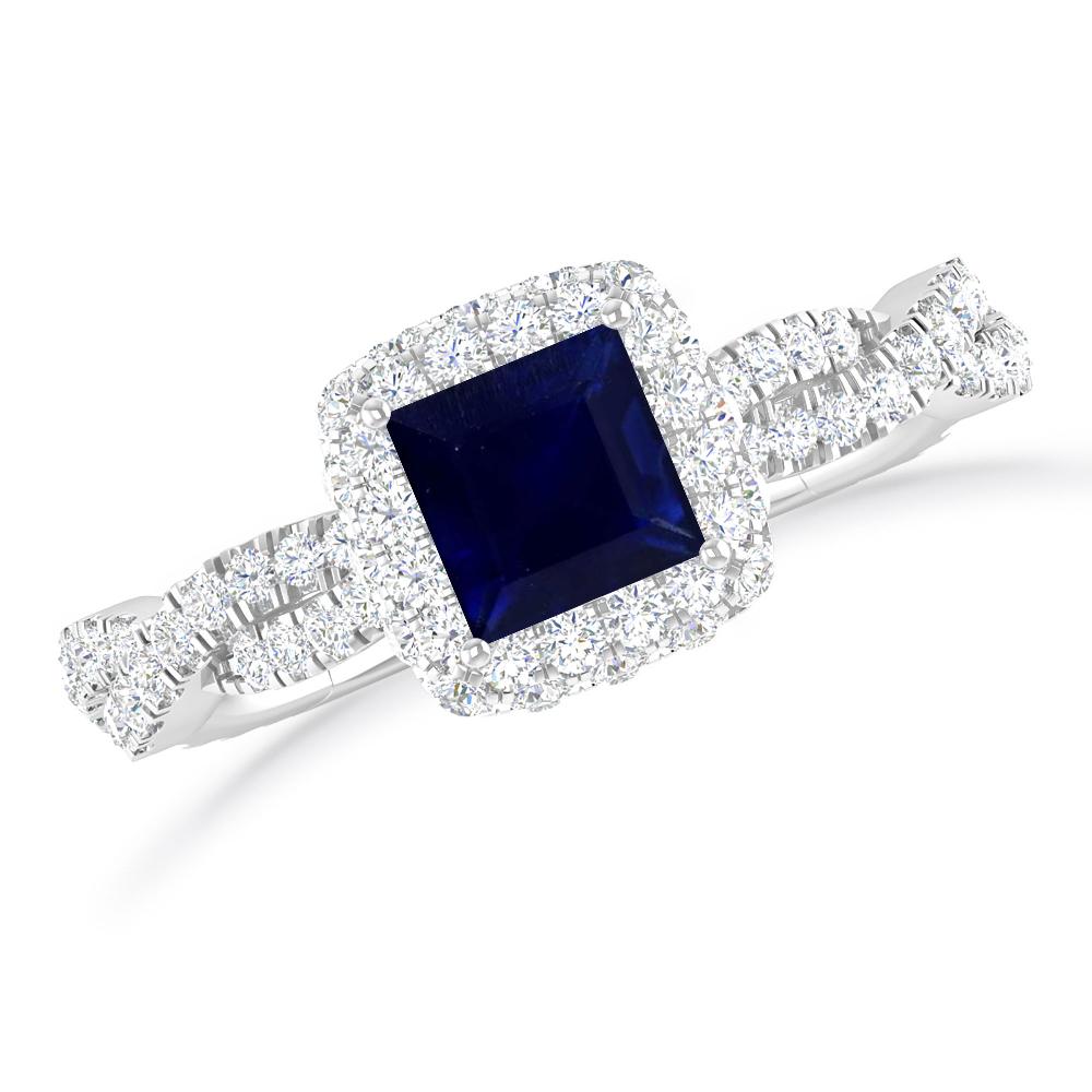 White Gold - Sapphire