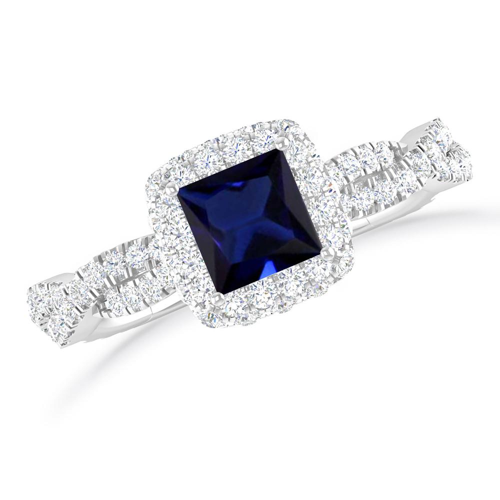 White Gold - Sapphire