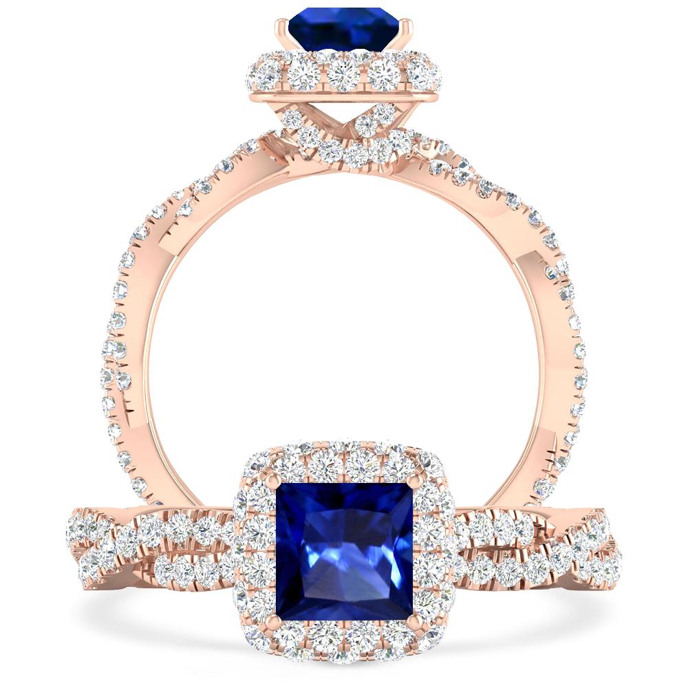 Rose Gold - Sapphire