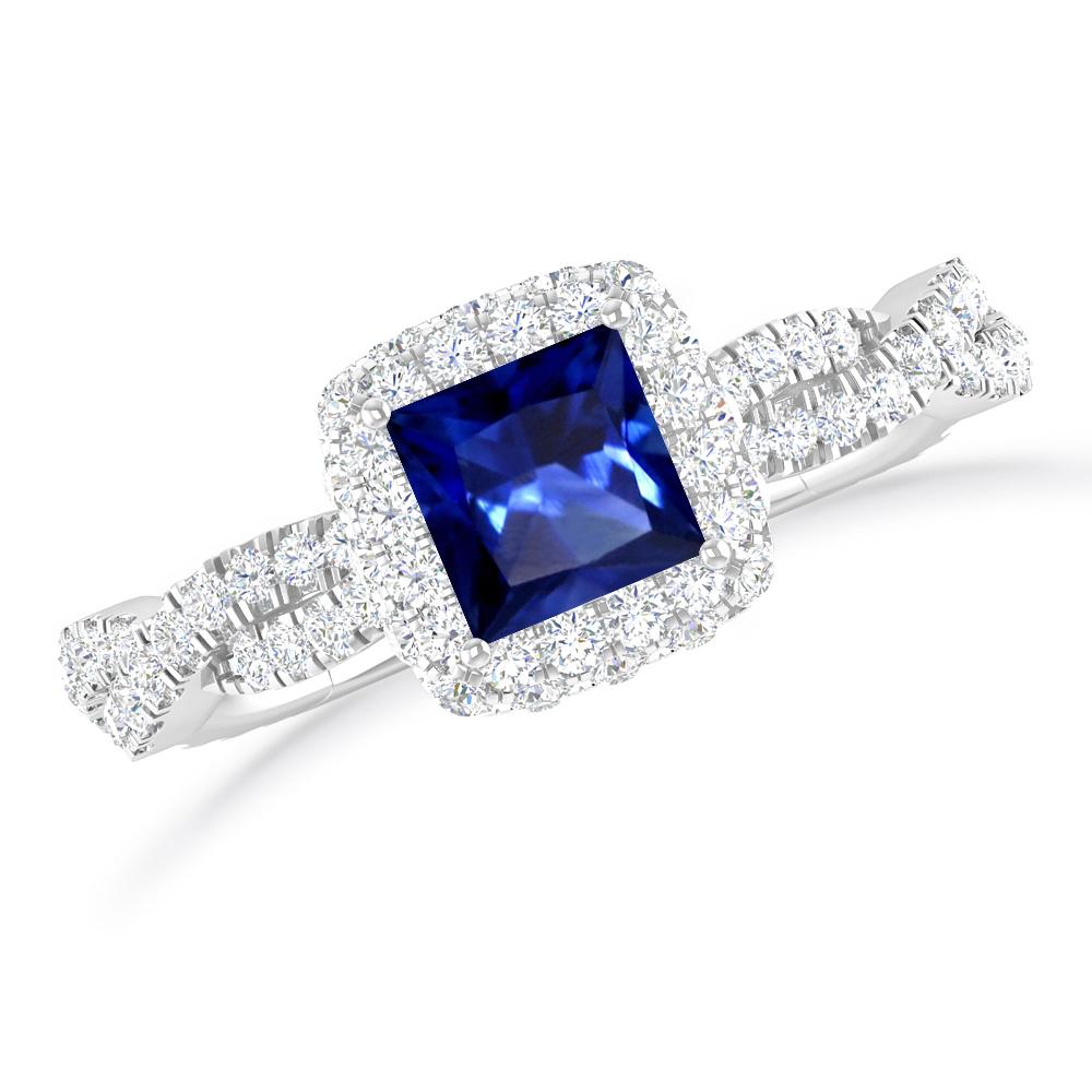 White Gold - Sapphire